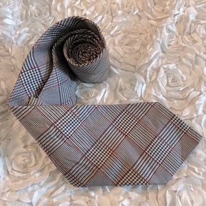 New Breuer silk houndstooth tie